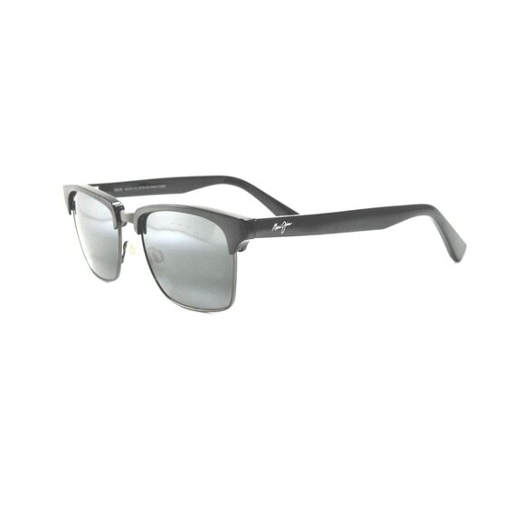Maui Jim 257-17c Kawika Black Gloss Pewter Frame/ Neutral Grey Polarized - Picture 1 of 7